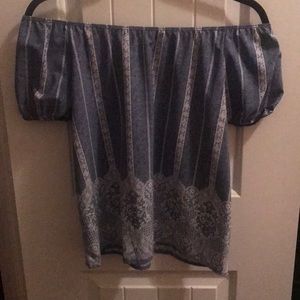 Off the shoulder shirt